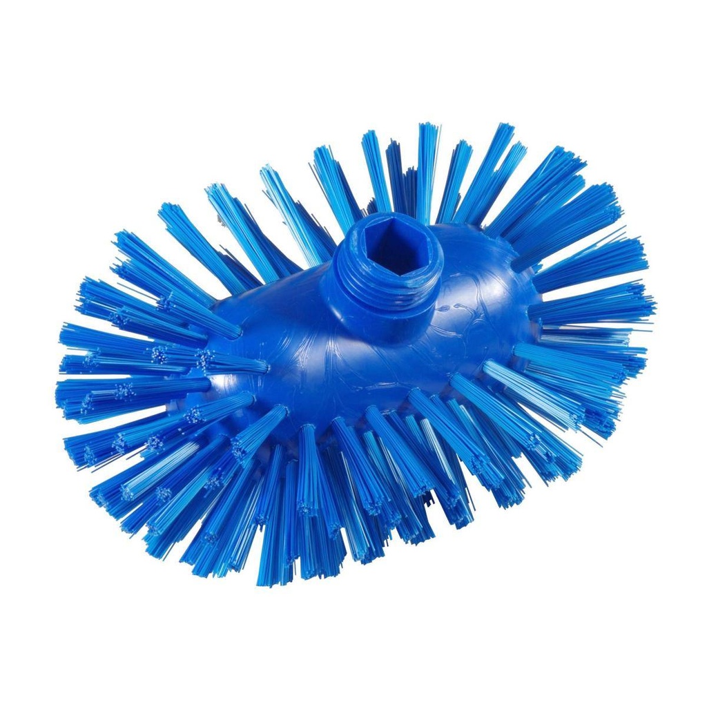 Hygiene - Tankschrubber, Außengewinde mit Innensechskant | 20 cm blau