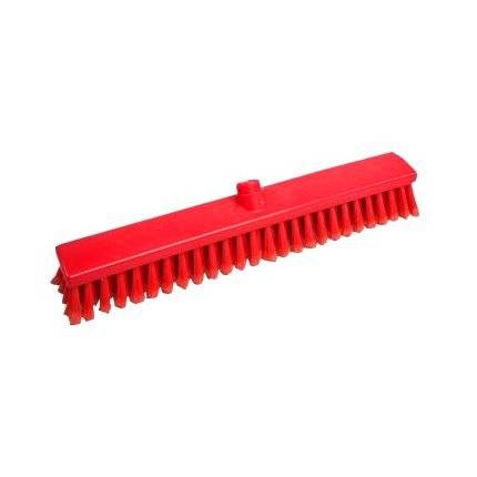 Hygiene - Besen 47 cm rot | Außengewinde mit Innensechskant