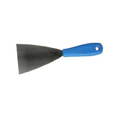 Edelstahlspachtel, blau | 80 x 215 mm