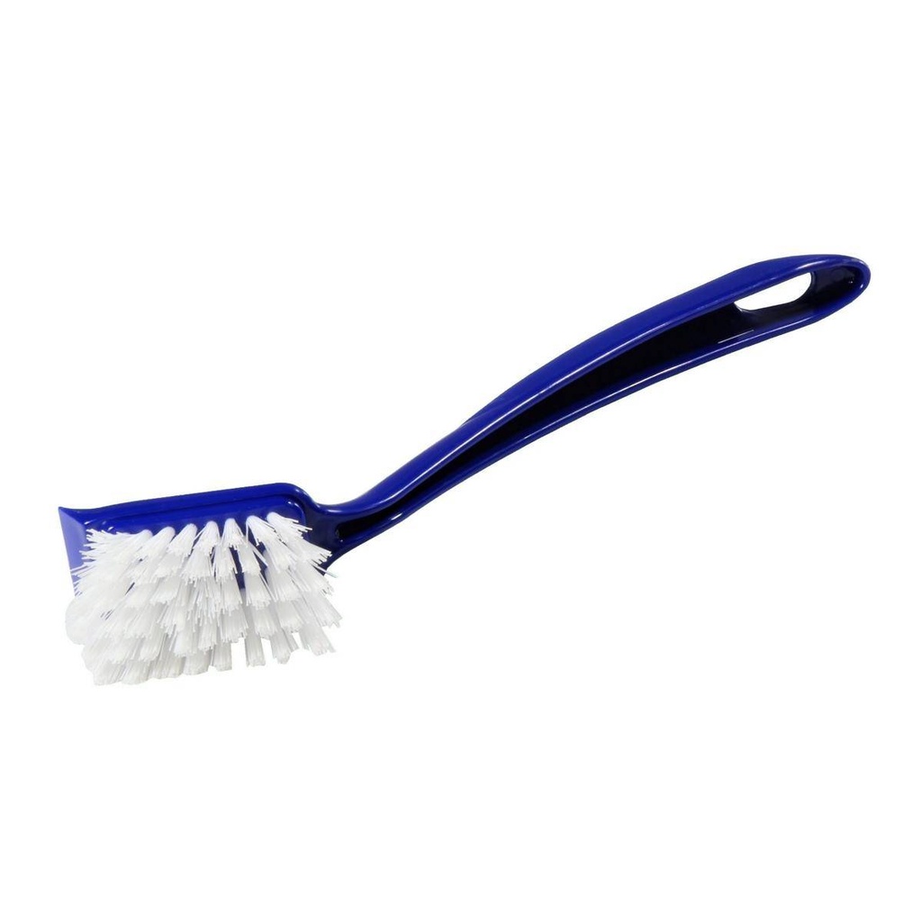 Spülbürste eckig mit Schaber, farbig | 24 cm