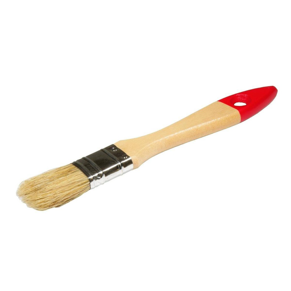 Flachpinsel Metallzwinge 1 Zoll | Kunststoffborsten