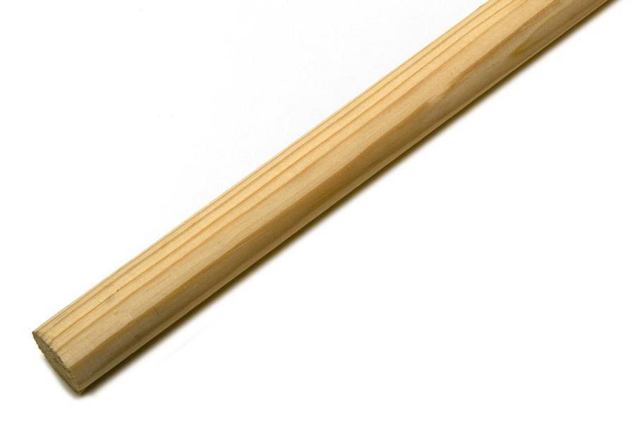 Holzbesenstiel 1,40 m, Ø 24 mm, ohne Gewinde | unlackiert