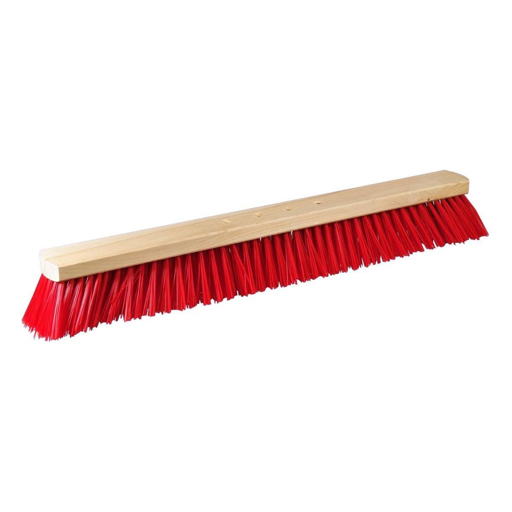 Straßenbesen 60 cm mit 4-Loch-System | rot