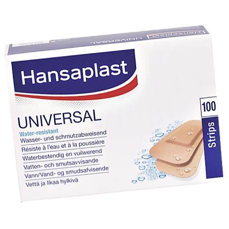 Hansaplast UNIVERSAL Strips 3,0 x 7,2 cm | 100 Stück