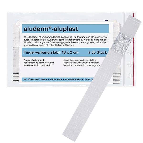 aluderm®-aluplast stabil Fingerverband, 18 x 2 cm | 50 Stück