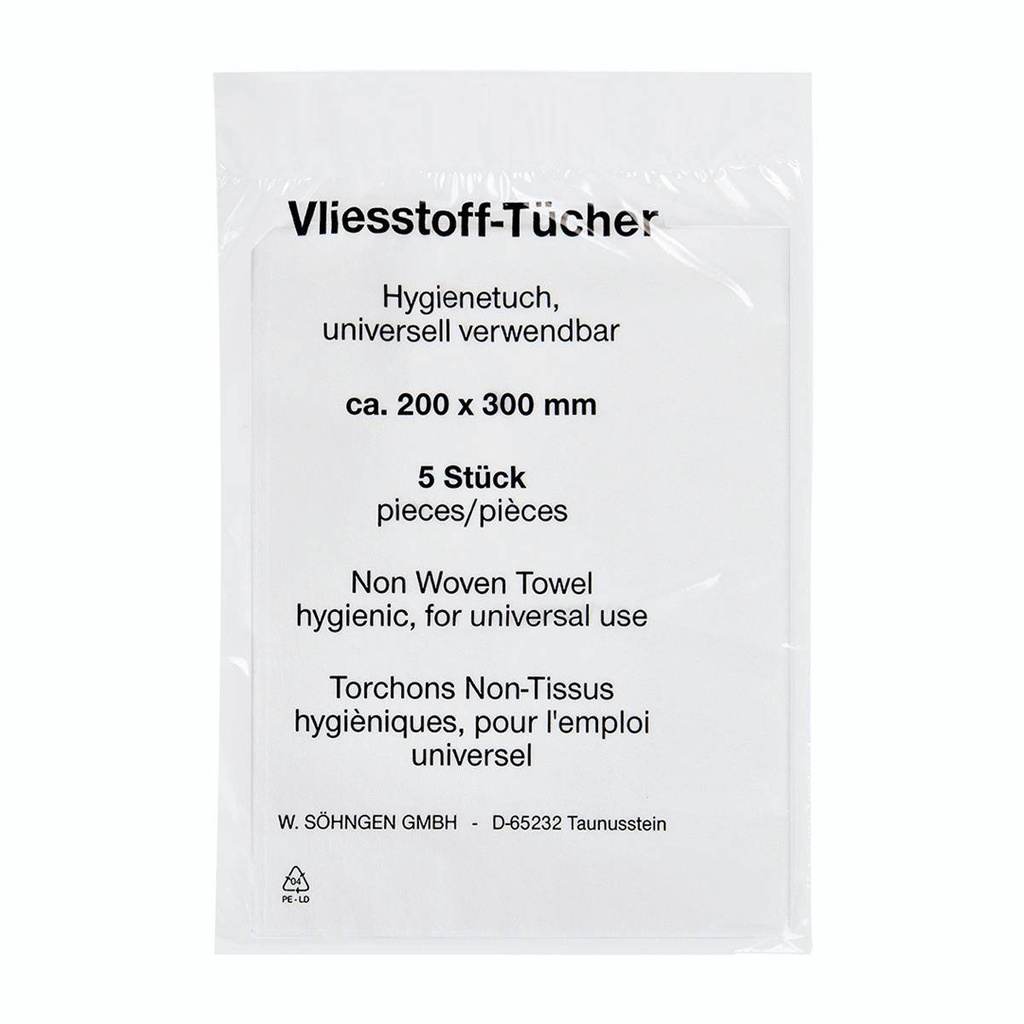 Vliesstoff-Tücher 200 x 300 mm | 5 Stück/Pack