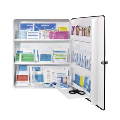 Verbandsschrank Schule XS - XXL, weiß | 452 x 552 x 170 mm