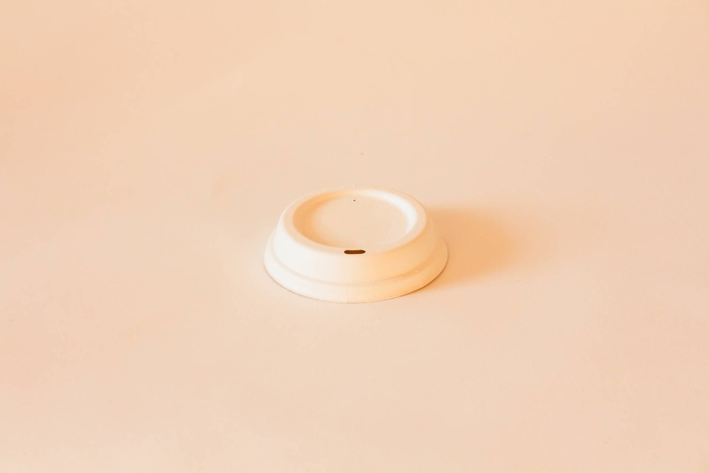 Deckel Kaffeebecher Ø90mm Bagasse