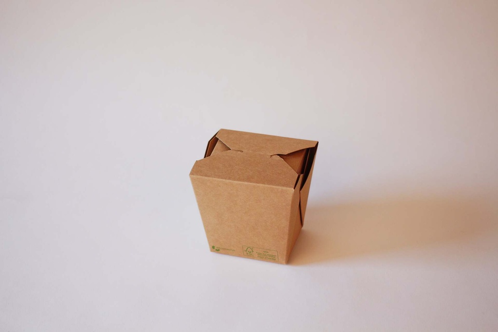 Foodbox eckig – 750 ml, braun, 500 Stk.