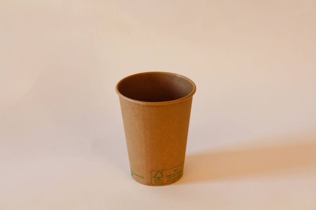 Kaffeebecher Ø90mm/300ml ohne Deckel / braun / 1000 Stk.