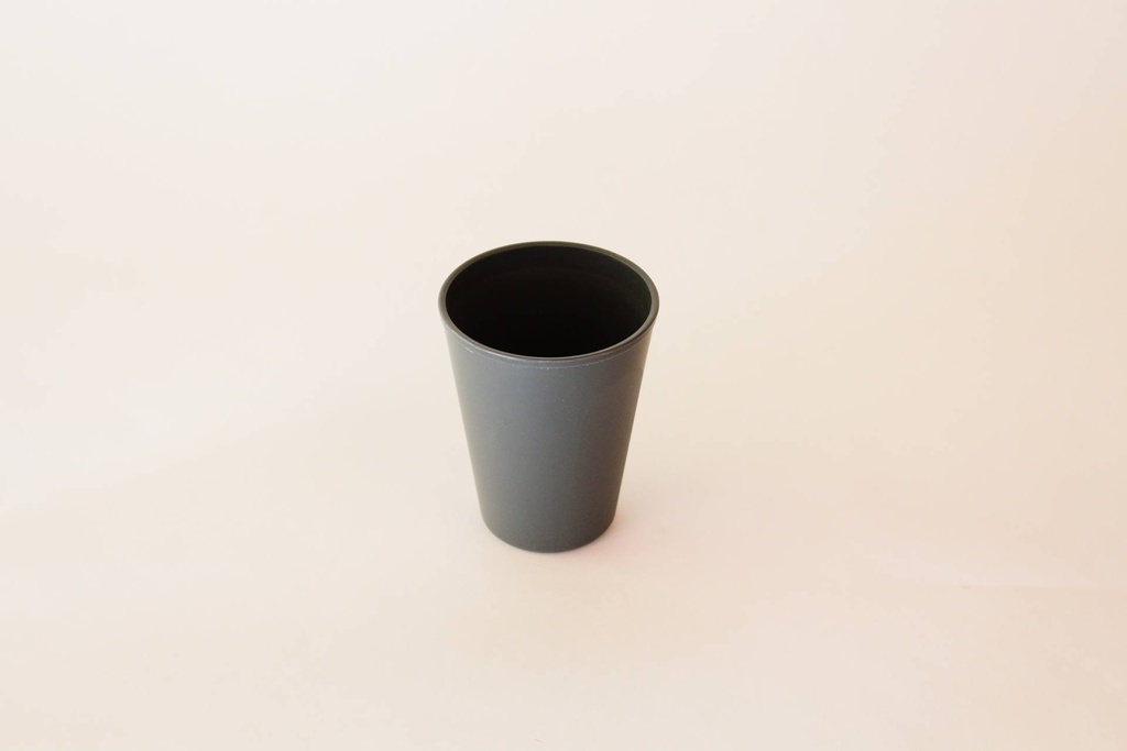 Becher Ø90x115mm/300ml ohne Deckel / schiefergrau / 48 Stk.
