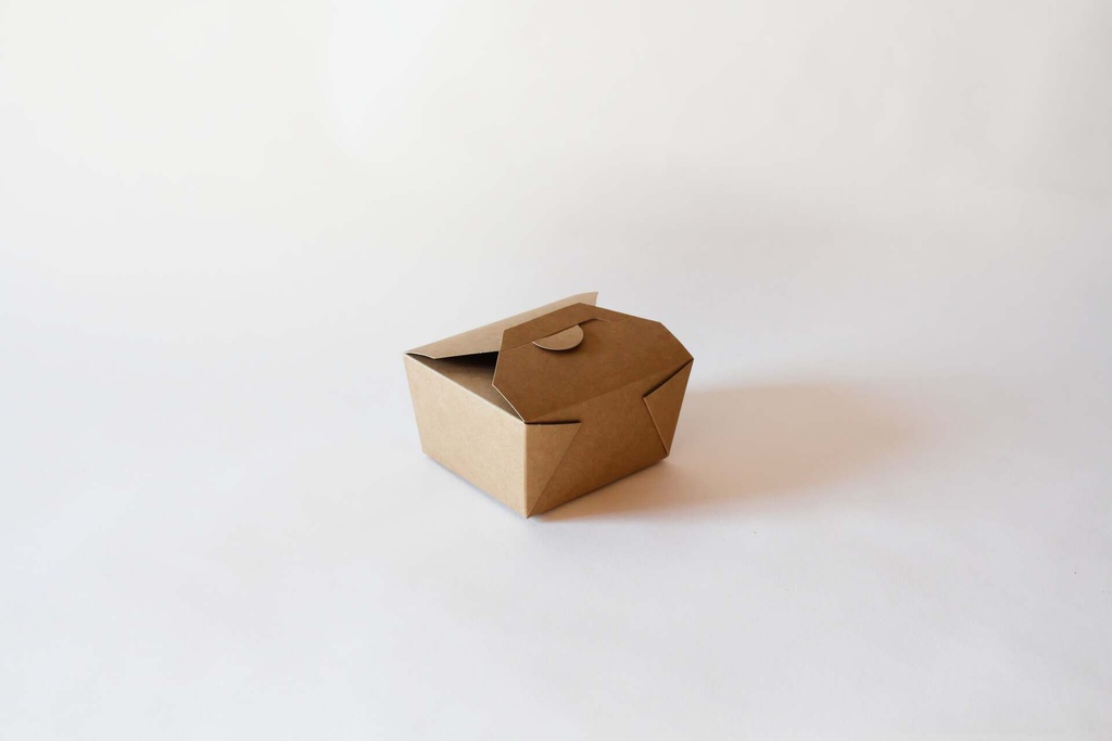 Bio-Foodcase 750ml 105x90x65mm Braun, 600 Stk.