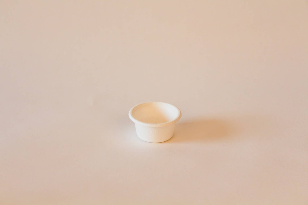 Dressingbecher Ø62mm/60ml Bagasse / ohne Deckel / 2000 Stk.
