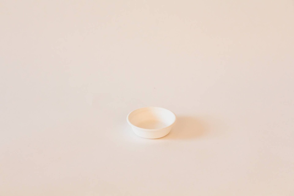 Dressingbecher Ø62mm/30ml Bagasse / ohne Deckel / 1800 Stk.