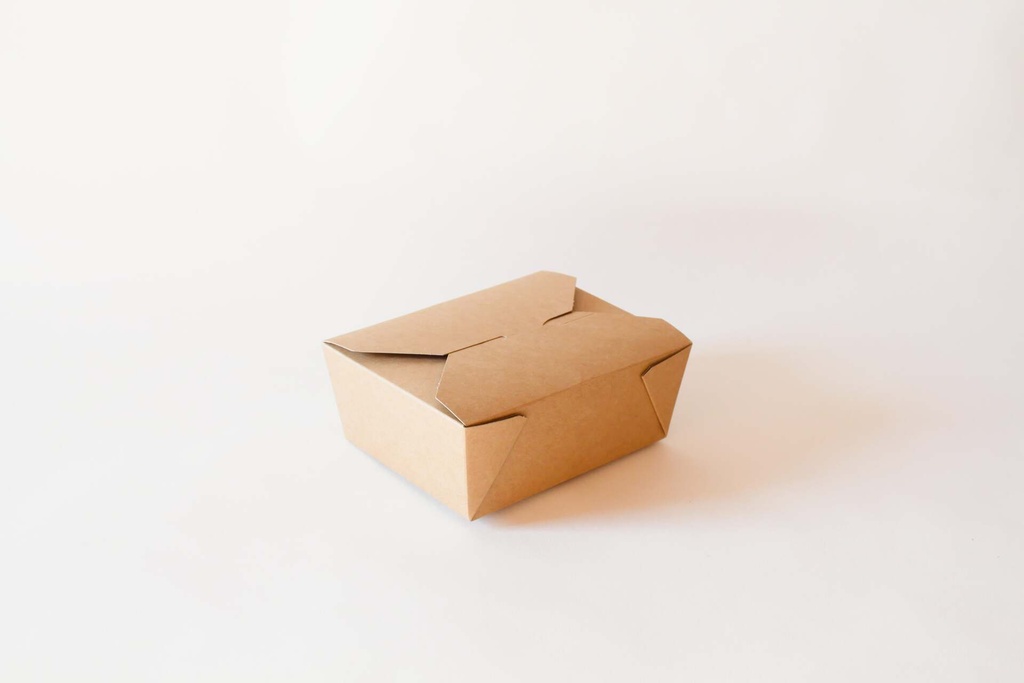 Bio-Foodcase 1300ml 150x120x65mm Braun, 300 Stk.