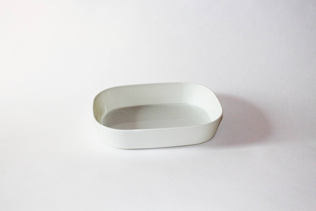 Menübox ungeteilt 236x181x47mm ohne Deckel / cremeweiß / 48 Stk.