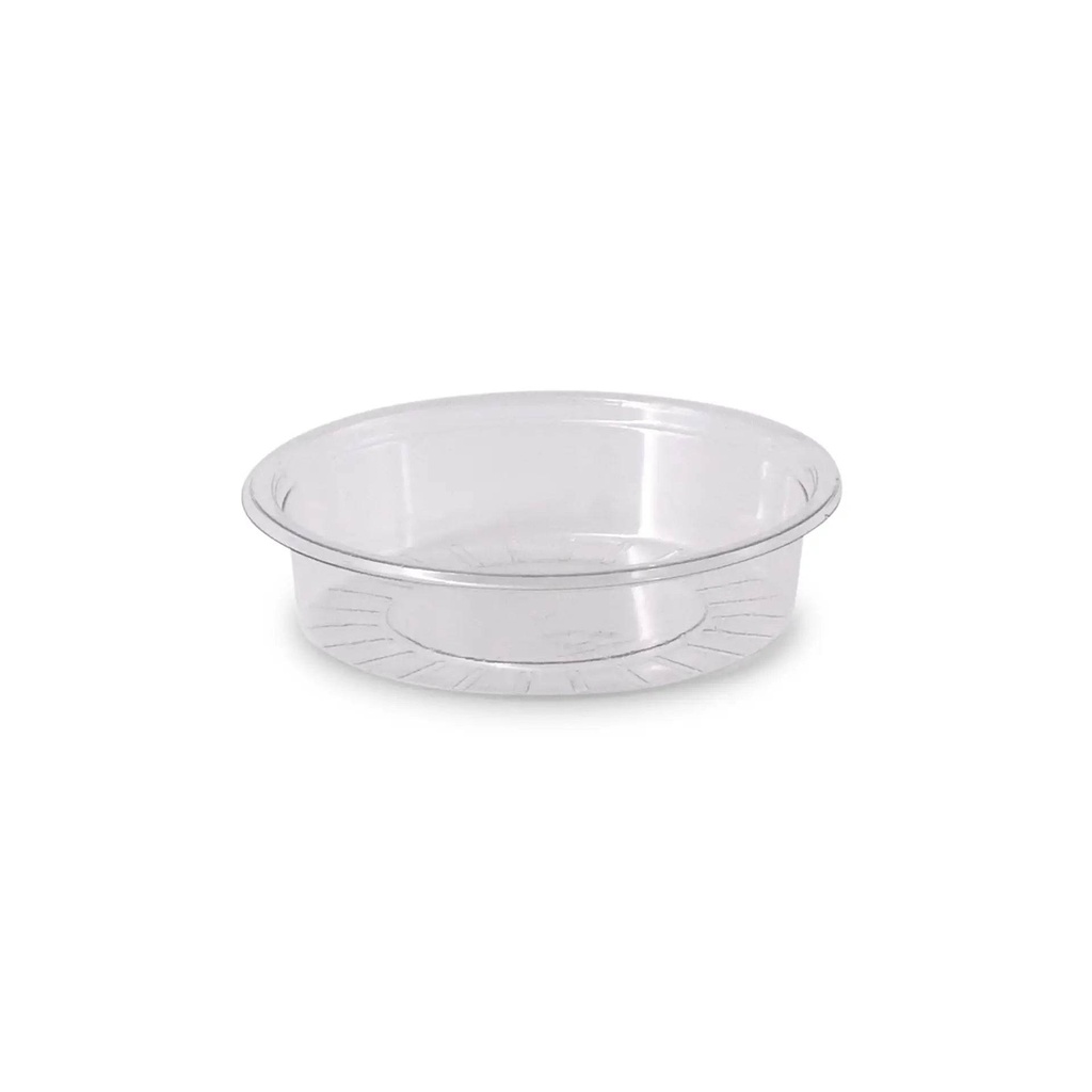 Dressingbecher rPET Ø75mm/50ml – 1000 Stück ohne Deckel / Transparent / 1000 Stk.