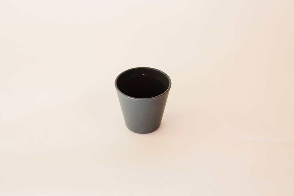 Becher Ø90x85mm/200ml ohne Deckel / schiefergrau / 48 Stk.