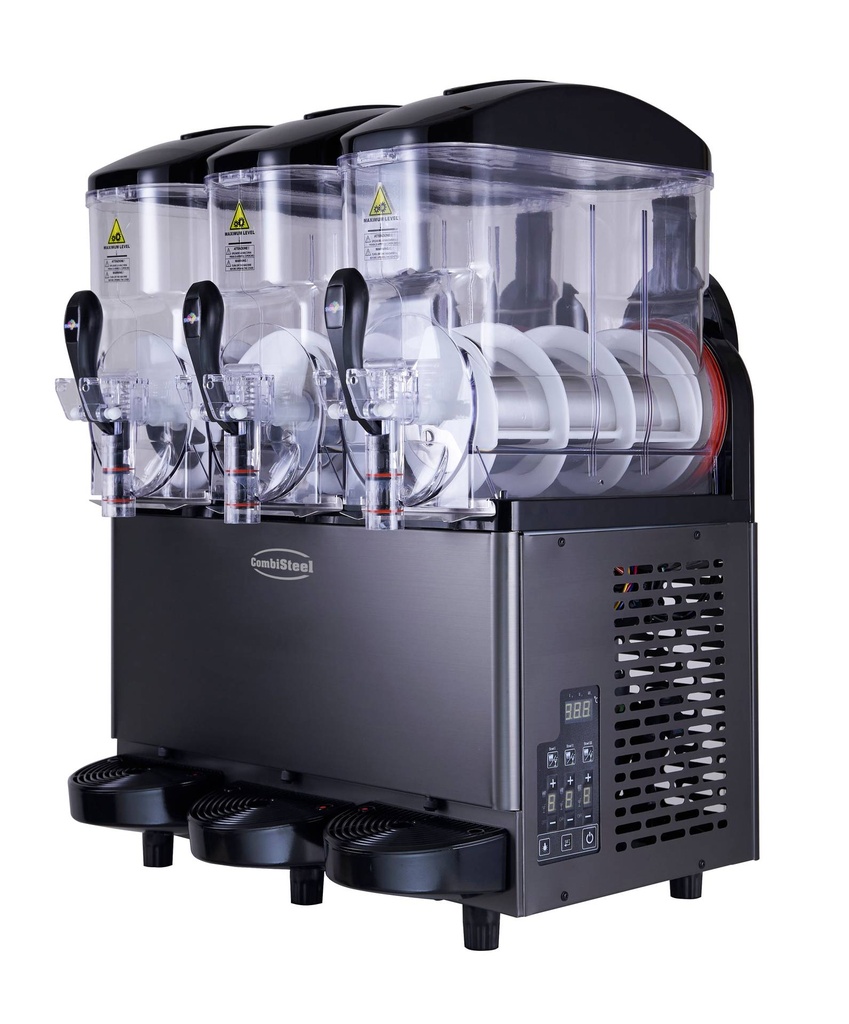 Slush Automat, 3 x 12 L, 690 x 570 x 945 mm, schwarz