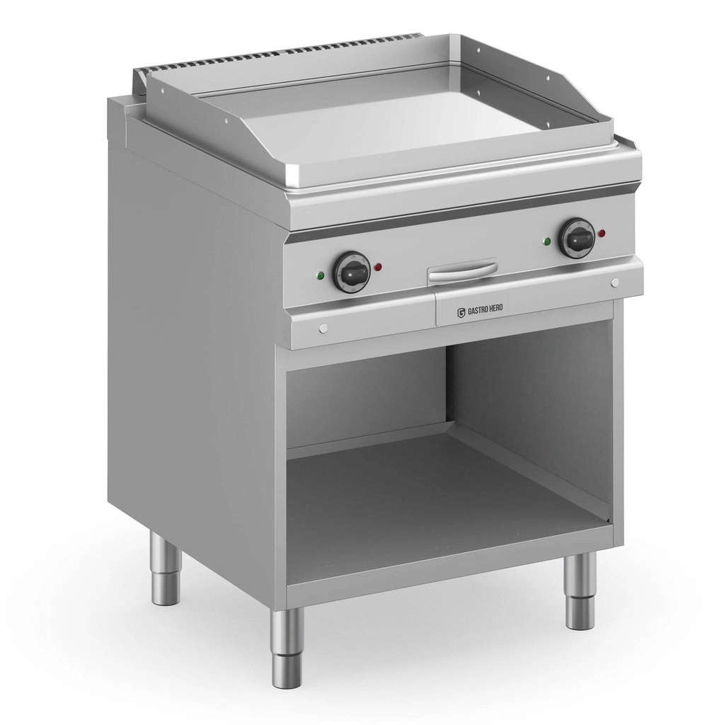 Elektrogrillplatte Serie 700 - 70/70 - glatt, verchromt