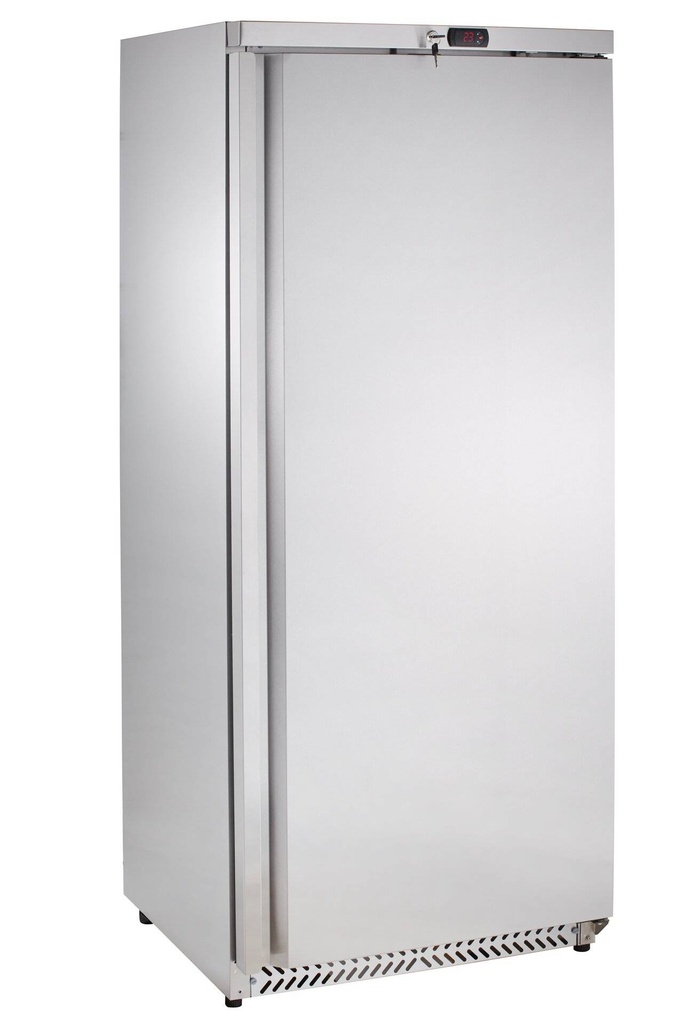 Lagertiefkühlschrank ECO 590 Liter Kühlvolumen, mit 1 Tür, abschließbar, Edelstahl