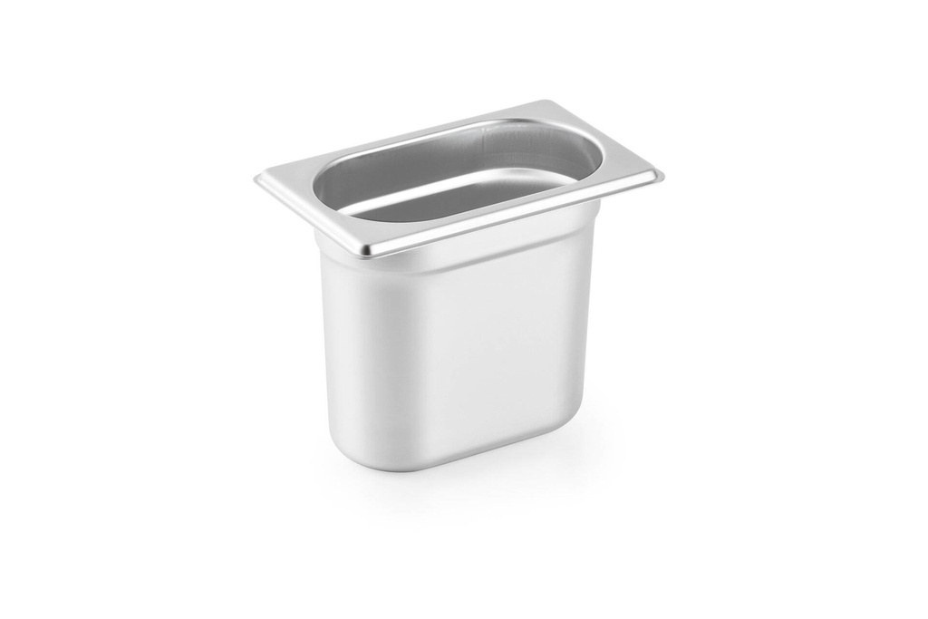 6 x "BASIC" Gastronormbehälter 1/9 - 150 mm Tiefe