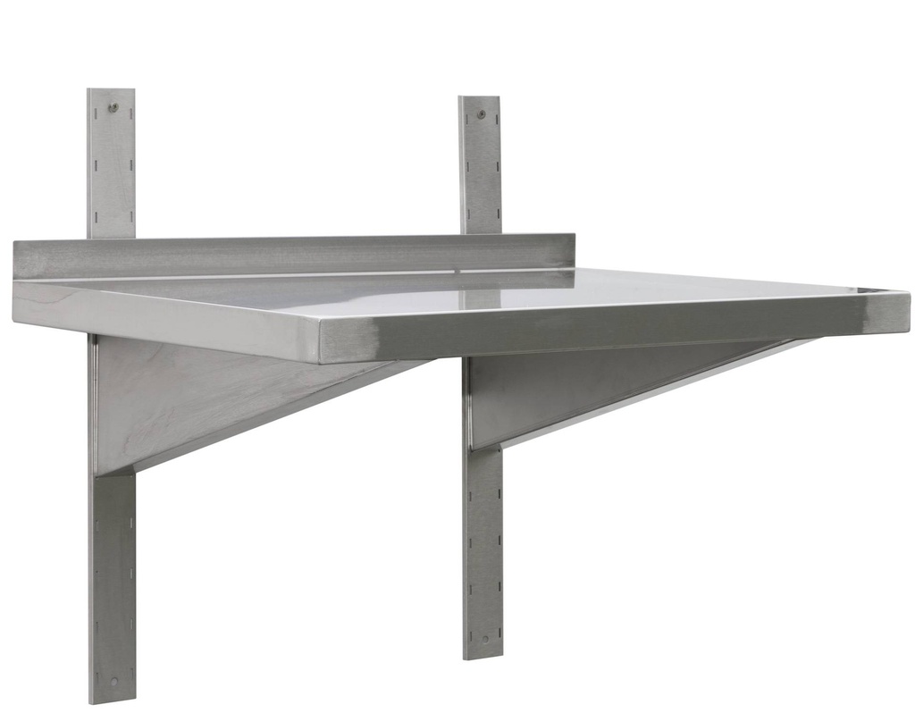 Edelstahl Wandbord Profi 1400 x 400 x 40 mm