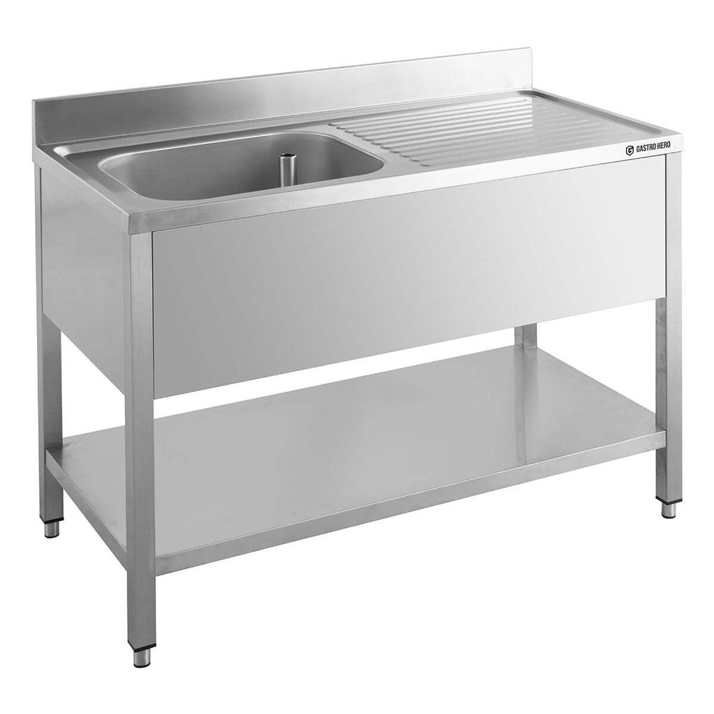 Spültisch ECO 10x7 mit 1 Becken links