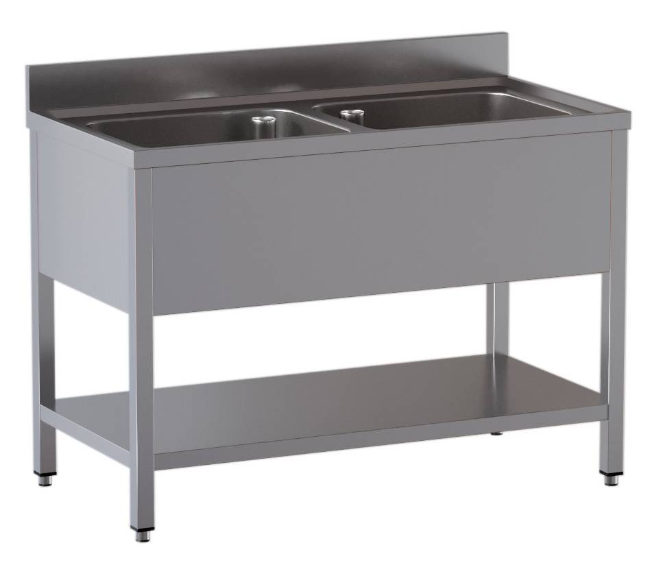 Spültisch ECO 12x7 mit 2 Becken