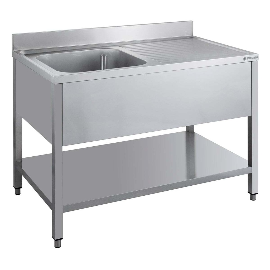Spültisch ECO 12x7 mit 1 Becken links
