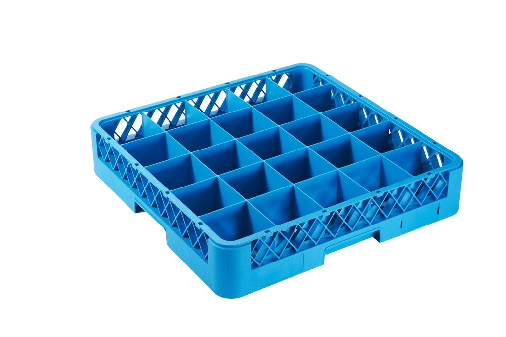 Spülkorb 500x500 mm 25 Fächer 89x89 mm, blau