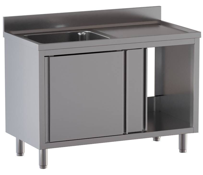 Spülschrank ECO 14x7 mit 1 Becken links