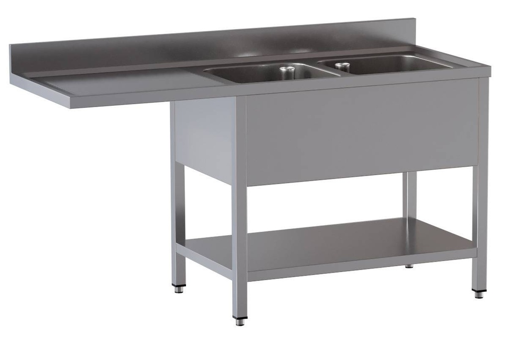 Spülzentrum ECO 18x7 mit 2 Becken Rechts