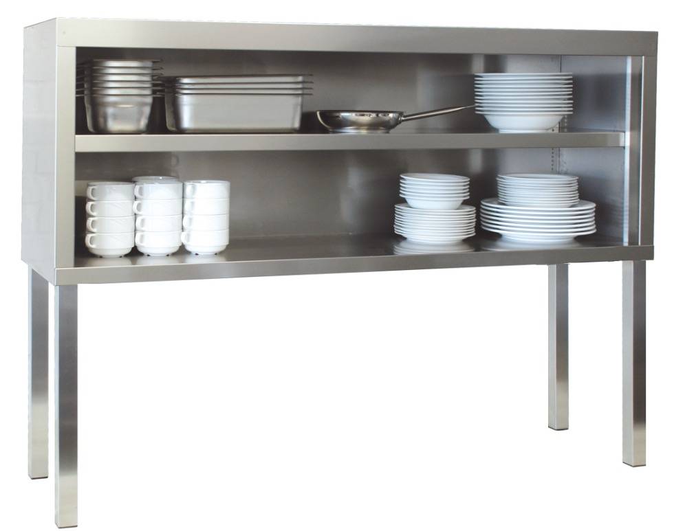 Tischaufsatzschrank offen, Bautiefe 400 mm | 1400x400x1150 mm
