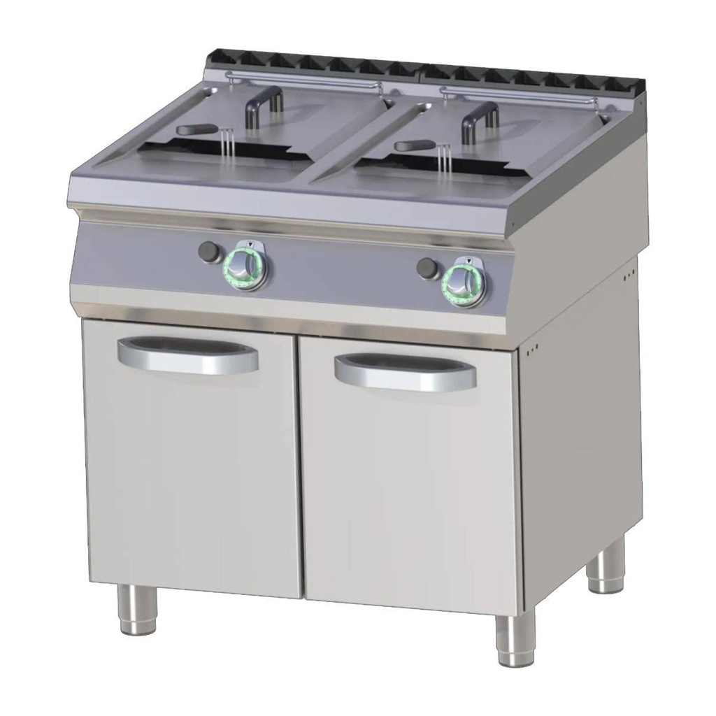 Thermik Serie 700 I Gas-Fritteuse mit Unterschrank I FE-780/17G