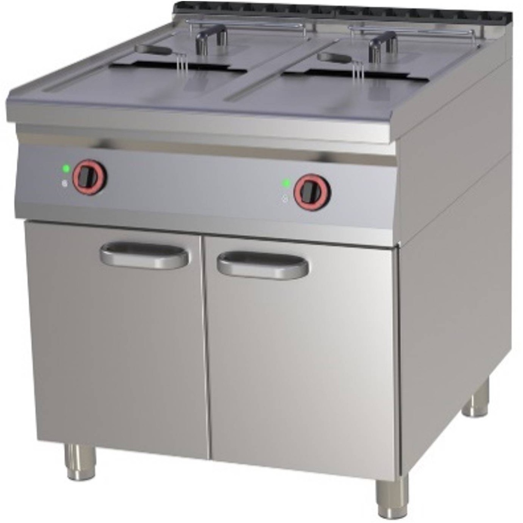 Thermik Serie 900 I Elektro-Fritteuse mit Unterschrank I FE-90/8017E