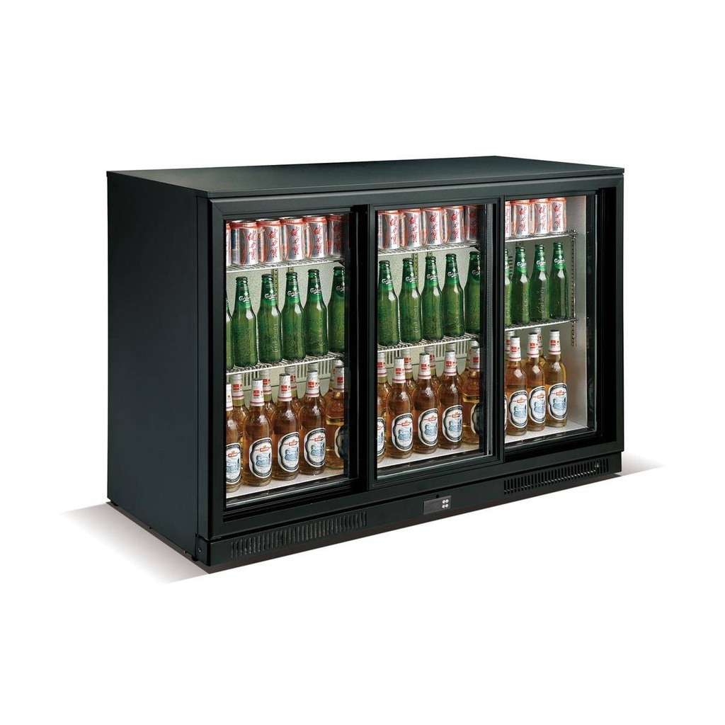 Flaschenkühlschrank 303 Liter mit 3 Schiebetüren | 1352x565x900 mm