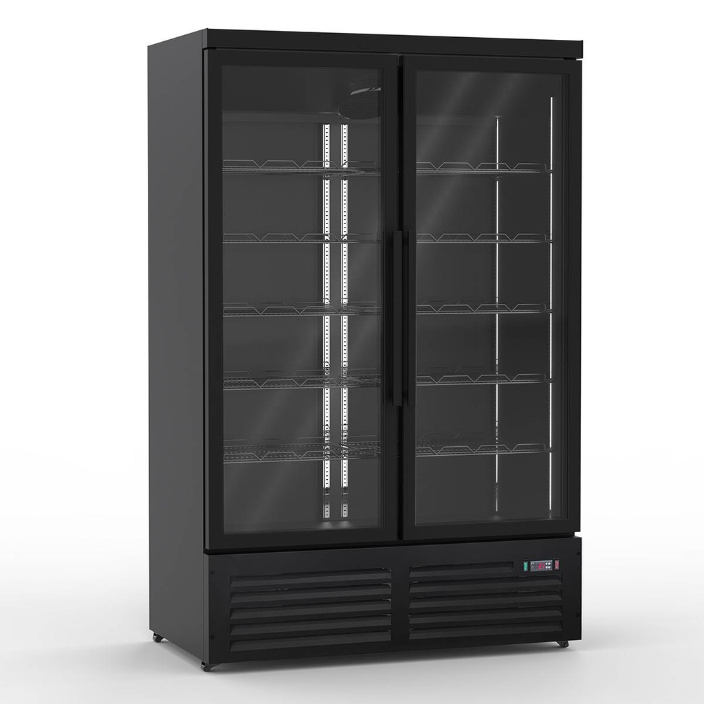Getränkekühlschrank 1250 Liter | schwarz |1253 X 710 X 2030 mm