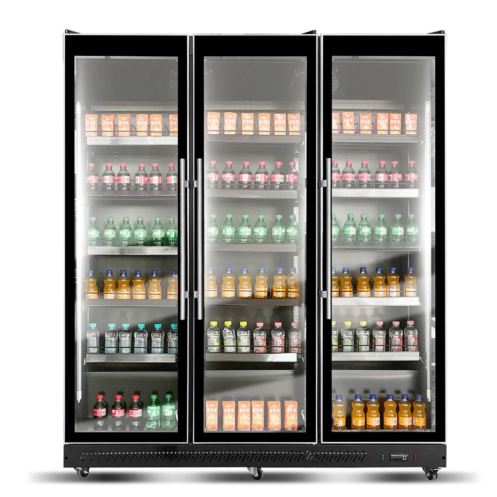 Getränkekühlschrank 1600 Liter | schwarz |1680 x 635 x 1.980 mm