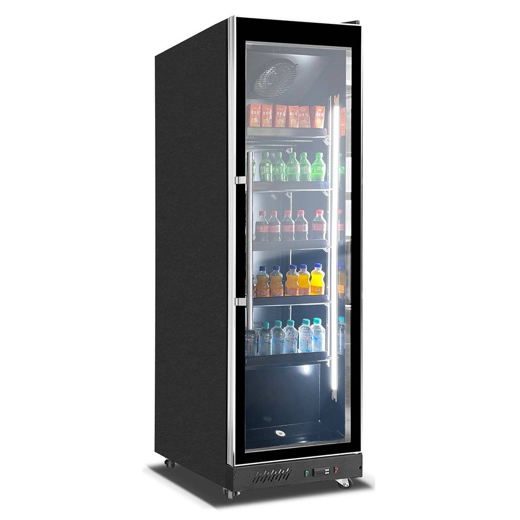 Getränkekühlschrank 500 Liter | schwarz | 620 X 635 X 1980 mm