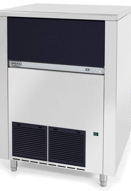 Eiswürfelbereiter als Kegeleiserzeuger | Eisproduktion: ca. 130 kg / 24 Stunden| Luftkühlung | R290, 1250 W | 840x740x1075 mm