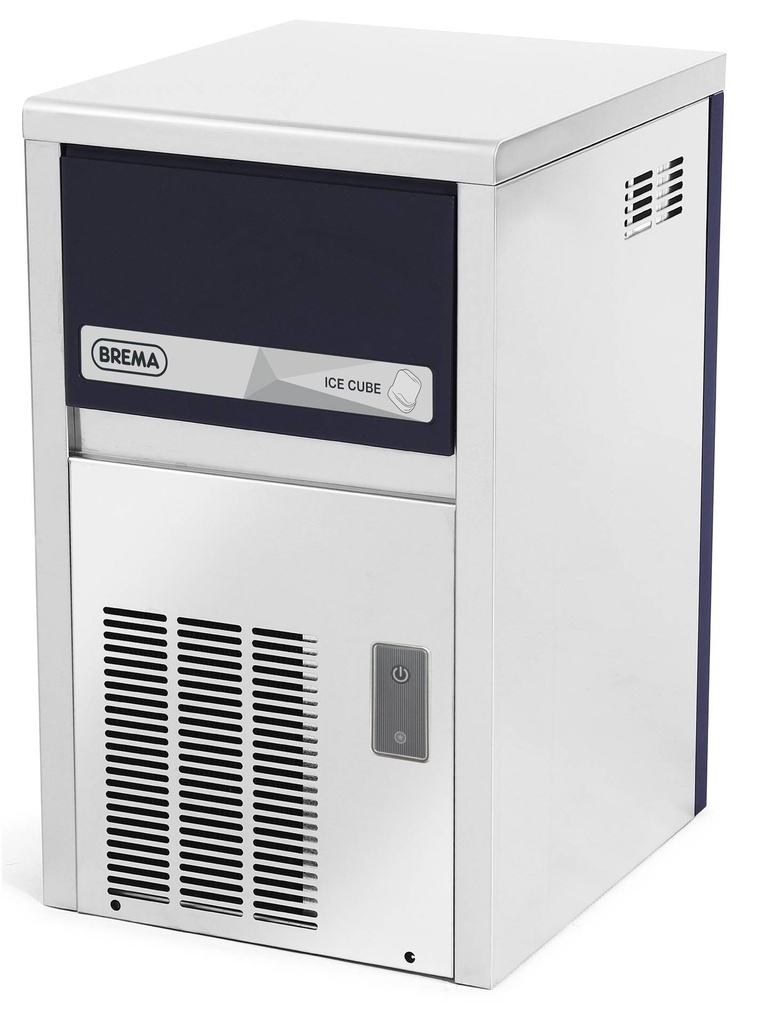 Eiswürfelbereiter als Kegeleiserzeuger | Eisproduktion: ca. 22kg / 24 Stunden | Luftkühlung | R290, 260 W | 355x404x590 mm
