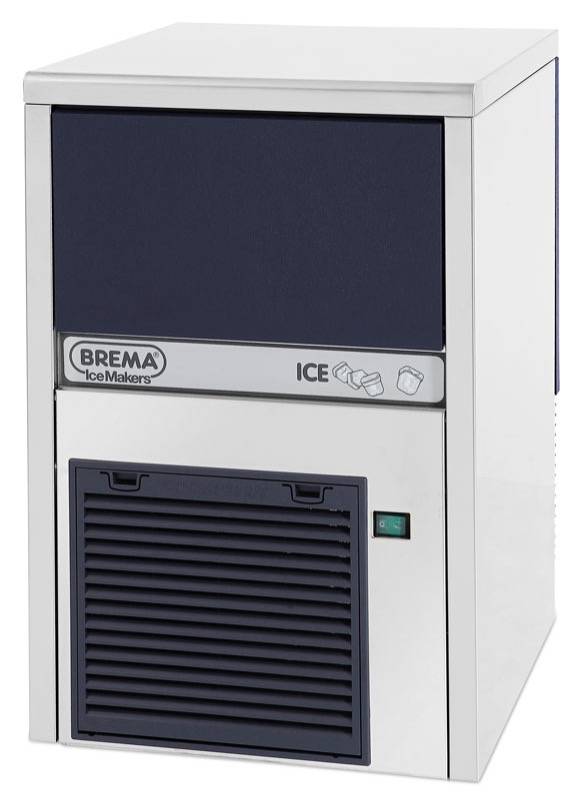 Eiswürfelbereiter als Kegeleiserzeuger | Eisproduktion: ca. 26kg / 24 Stunden | Luftkühlung | R290, 270 W | 387x470x607 mm