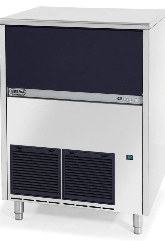 Eiswürfelbereiter als Kegeleiserzeuger | Eisproduktion: ca. 67 kg / 24 Stunden| Luftkühlung | R290, 590 W | 753x603x850mm