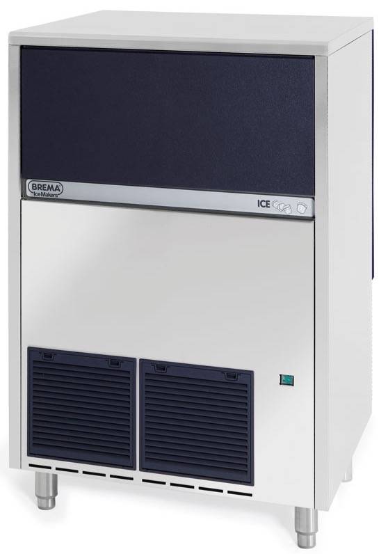 Eiswürfelbereiter als Kegeleiserzeuger | Eisproduktion: ca. 85 kg / 24 Stunden| Luftkühlung | R290, 890 W | 738x600 mmx920 mm