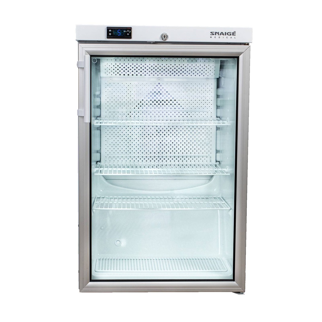Medikamentenkühlschrank | 1 Glastür | 130 L | 560 x 620 x 870 mm | ohne Temperaturaufzeichnung & USB-Transfer
