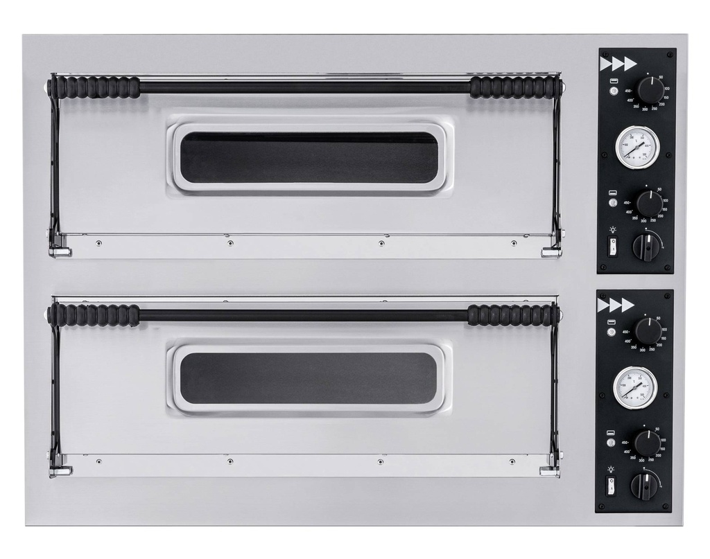 Elektro Pizzaofen tiefe Ausführung | Volumen: 12 Pizzen a 35cm | 1000x1315x745mm