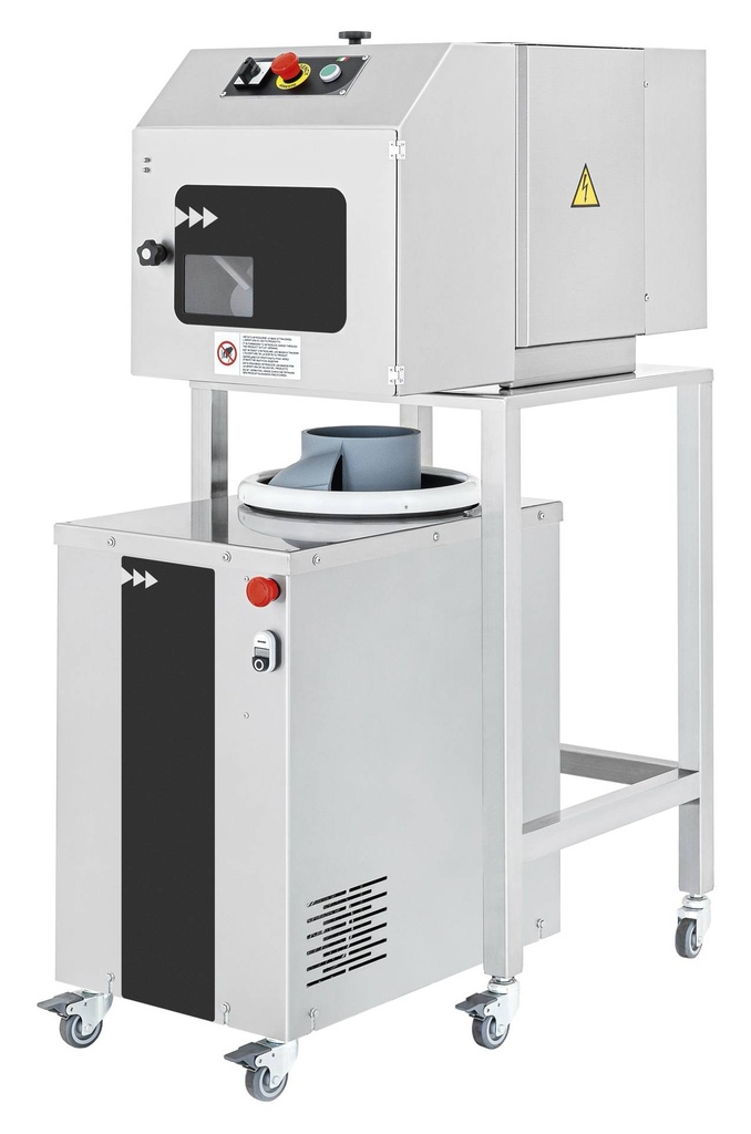 Teigroller und Teigportionierer | bis 700 Portionen Pizzateig pro Stunde | 660x880x1550 mm