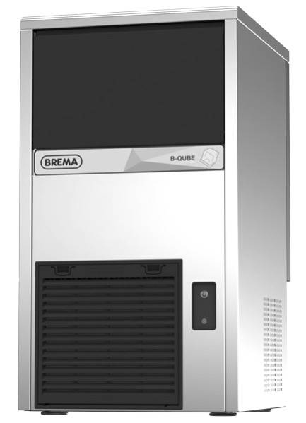 Eiswürfelbereiter mit Ablaufpumpe | Eisproduktion: ca. 29 kg / 24 Stunden| Luftkühlung | R290, 270 W | 390x470x690 mm
