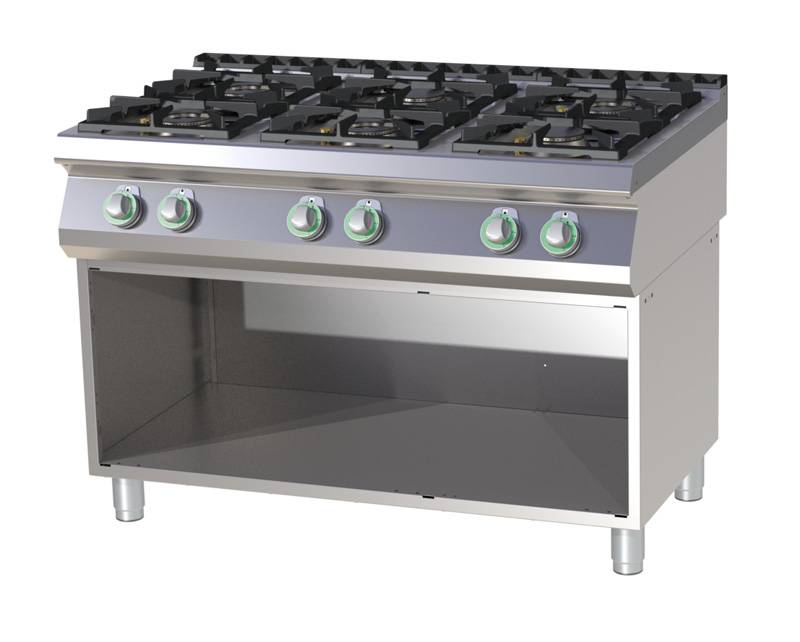 Thermik Serie 700 I Gasherd mit Unterbau I SP-7120G